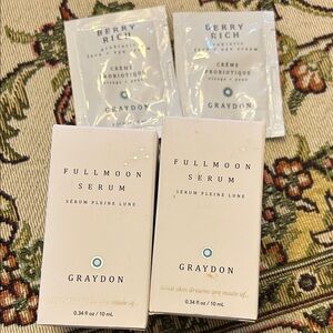 NWT Graydon Clean Skincare Fullmoon Serum Set